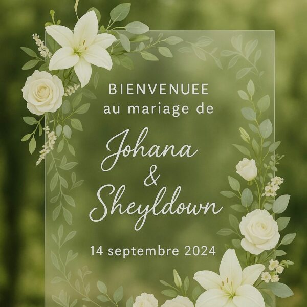 Panneau de bienvenue